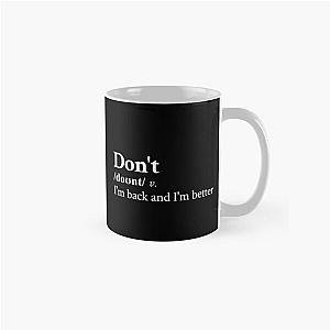 Bryson Tiller Aesthetic Motivational Hip Hop Quote Lyrics Black Classic Mug RB1412