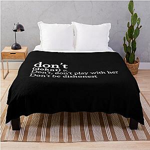 Don t by Bryson Tiller Stick The Song Throw Blanket RB1412