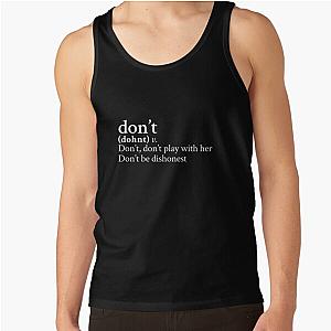 Don t by Bryson Tiller Stick The Song Tank Top RB1412