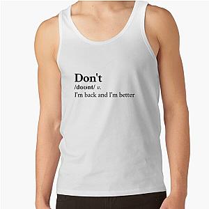 Bryson Tiller Aesthetic Motivational Hip Hop Quote Lyrics Tank Top RB1412