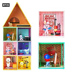 Bt21 Kpop Minini Doll House Decoration Anime Figure Rooms