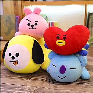 40-60cm BT21 Kawaii Kpop Celebrity Cartoon Lying Animals Plush