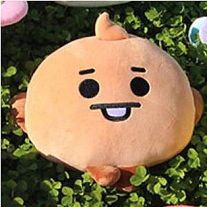 25cm Brown Shooky Cookies BT21 Stuffed Animals Plush