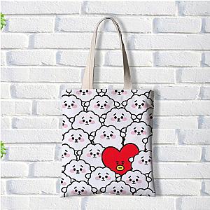 BT21 Anime High Capacity Canvas Bag