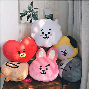 35CM BT21 Cute Kpop Cartoon Face Plush