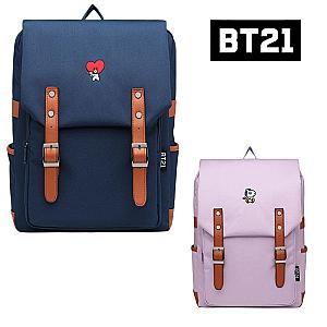 BT21 Kpop Anime Figures Computer Bag Backpack