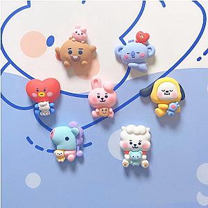 BT21 Kpop Cartoon Animals Diy Doll Charms