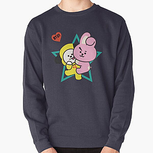 BT21 Sweatshirts - Cooky and Chimmy Bt21 Pullover Sweatshirt RB2103