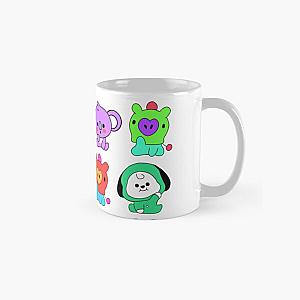 BT21 Mugs - Colourful BT21 Character Pattern Style Classic Mug RB2103