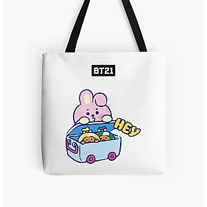 BT21 Bags - bt21 bts exclusive design 107  All Over Print Tote Bag RB2103