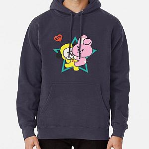 BT21 Hoodies - Cooky and Chimmy Bt21 Pullover Hoodie RB2103