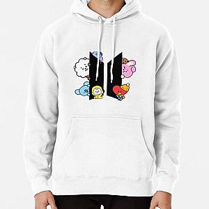 BT21 Hoodies - BT21 Hide and Seek  Pullover Hoodie RB2103