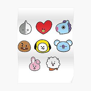 BT21 Posters - BT21  Poster RB2103