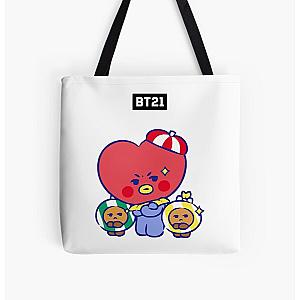 BT21 Bags - bt21 bts exclusive design 108  All Over Print Tote Bag RB2103