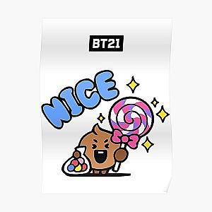 BT21 Posters - bt21 bts exclusive design 126  Poster RB2103