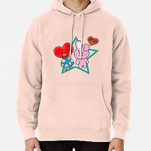 BT21 Hoodies - Bt21 Tata and Cooky Pullover Hoodie RB2103