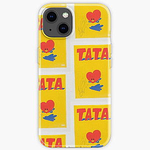 BT21 Cases - BT21 Tata Taehyung Line Friends Collage iPhone Soft Case RB2103