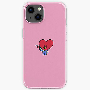 BT21 Cases - BT21 Tata Taehyung Line Friends Pink iPhone Soft Case RB2103