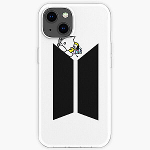 BT21 Cases - BTS Logo With VAN, CHIMMY, and MANG iPhone Soft Case RB2103