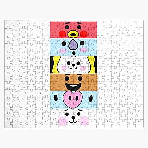 BT21 Puzzles - BT21 Character Faces Jigsaw Puzzle RB2103