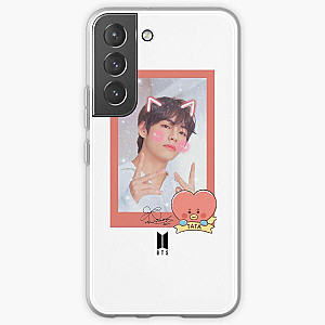 BT21 Cases - Cute BTS V Taehyung and his Baby Tata Samsung Galaxy Soft Case RB2103