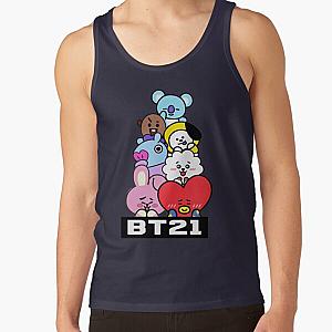 BT21 Tank Tops - BT21 Family Room Tank Top RB2103