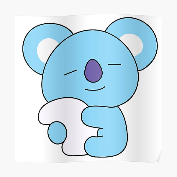 BT21 Posters - Baby Koya BT21 Poster RB2103 | BT21 Merch Store ...