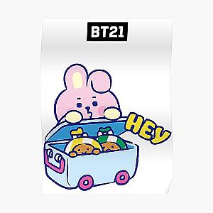 BT21 Posters - bt21 bts exclusive design 107  Poster RB2103