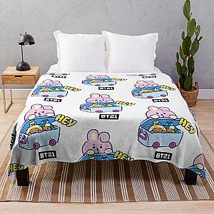 BT21 Blanket - bt21 bts exclusive design 107  Throw Blanket RB2103