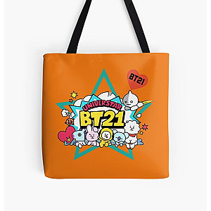 BT21 Bags - Bt21 Baby  All Over Print Tote Bag RB2103