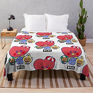 BT21 Blanket - bt21 bts exclusive design 108  Throw Blanket RB2103