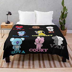 BT21 Blanket - BT21 Club  Throw Blanket RB2103