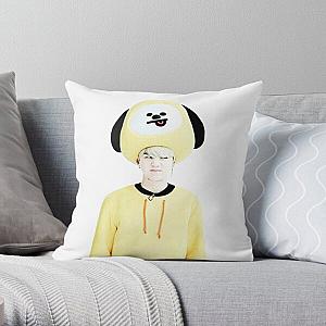 BT21 Pillows - BTS Suga as BT21 Chimmy Throw Pillow RB2103