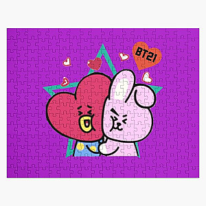 BT21 Puzzles - Bt21 Cooky and Tata Jigsaw Puzzle RB2103