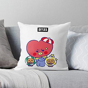 BT21 Pillows - bt21 bts exclusive design 108  Throw Pillow RB2103