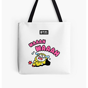 BT21 Bags - bt21 bts exclusive design 129  All Over Print Tote Bag RB2103
