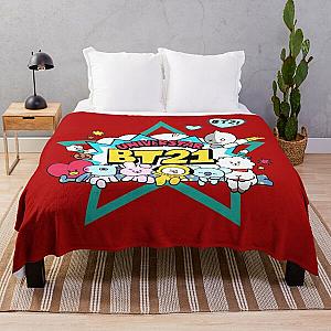 BT21 Blanket - Bt21 Baby Set Throw Blanket RB2103