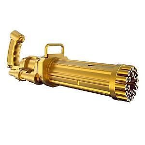 Yellow Gatling Bubble Machine 21 Hole Bubble Gun