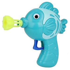 Blue Cute Fish Soap Water Bubble Gun Cool Bubble Gun