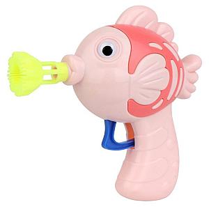 Pink Cute Fish Soap Water Bubble Gun Cool Bubble Gun