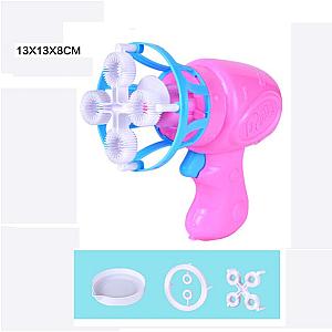 Pink Magic Bubble Blower Cool Bubble Gun