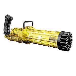 Gold Gatling Bubble Machine 21 Hole Bubble Gun