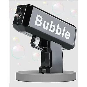 Black Electric Bubble Machine Outdoor Cool Bubble Gun