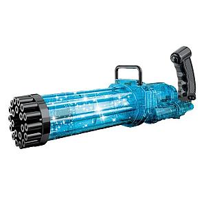 Blue Galaxy Gatling Bubble Machine 21 Hole Bubble Gun