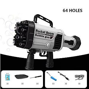 Black Holes Electric Bubble Gun 64 Hole Bubble Gun