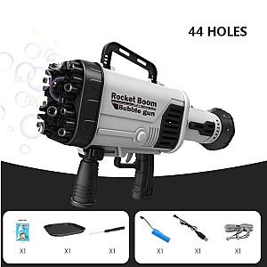 Black Holes Electric Bubble Gun 44 Hole Bubble Gun