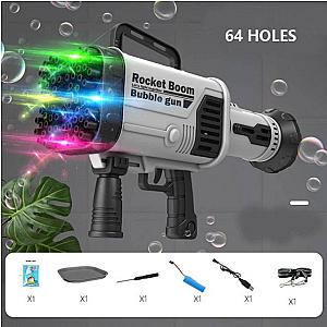 Black Holes Electric Bubble Gun 64 Hole Bubble Gun