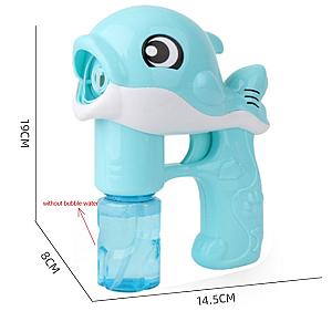 Blue Dolphin Magic Bubble Machine Cool Bubble Gun