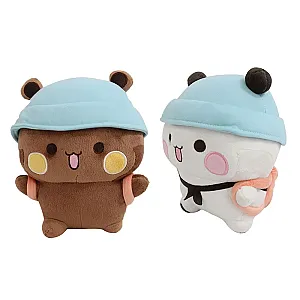 Kawaii Bubu Dudu Plush Toy Panda Bear Doll Lovely Cartoon