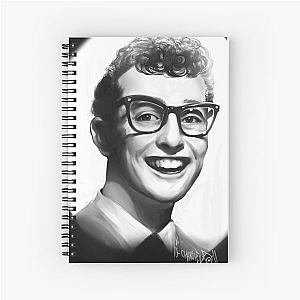 Buddy Holly Portrait Spiral Notebook